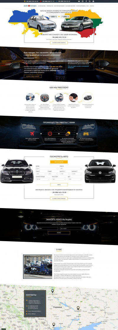 Автомобили из Европы